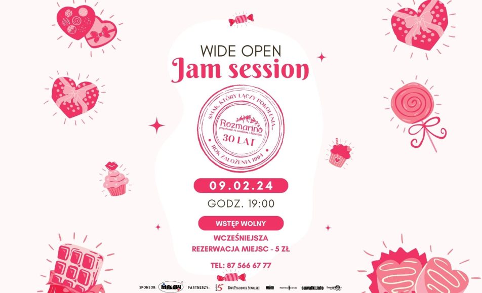 walentynkowy wide open jam session