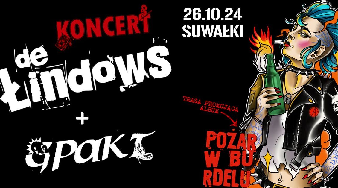 Koncert De Łindows / G-Pakt 2610 suwalki de lindows g paktblack pub komin