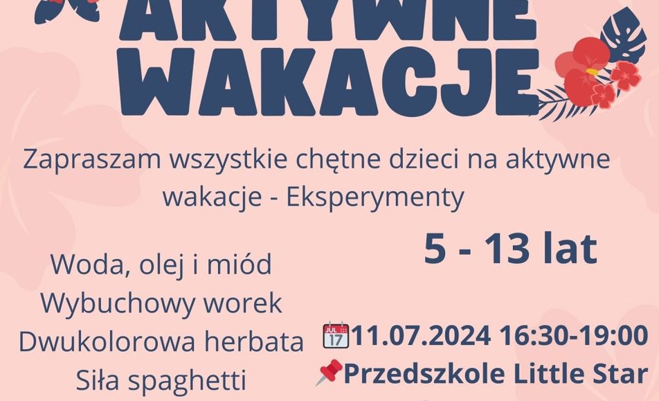 aktywne wakacje little star
