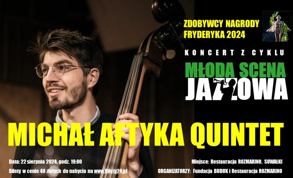 koncert michal aftyka quintet w ramach mlodej sceny jazzowej
