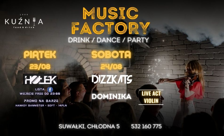 music factory holek dizzkats dominika live act violin