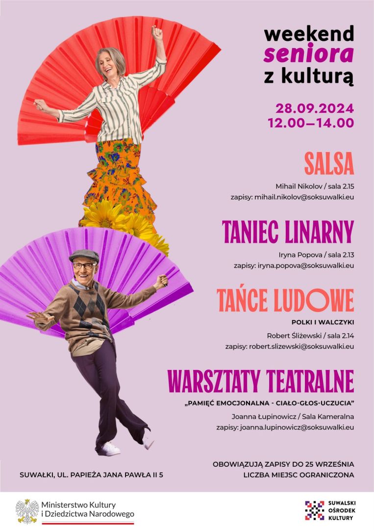 nadchodzace wydarzenia kulturalne w suwalkach konkurs plastyczny weekend seniora pchli targ i wiecej 2