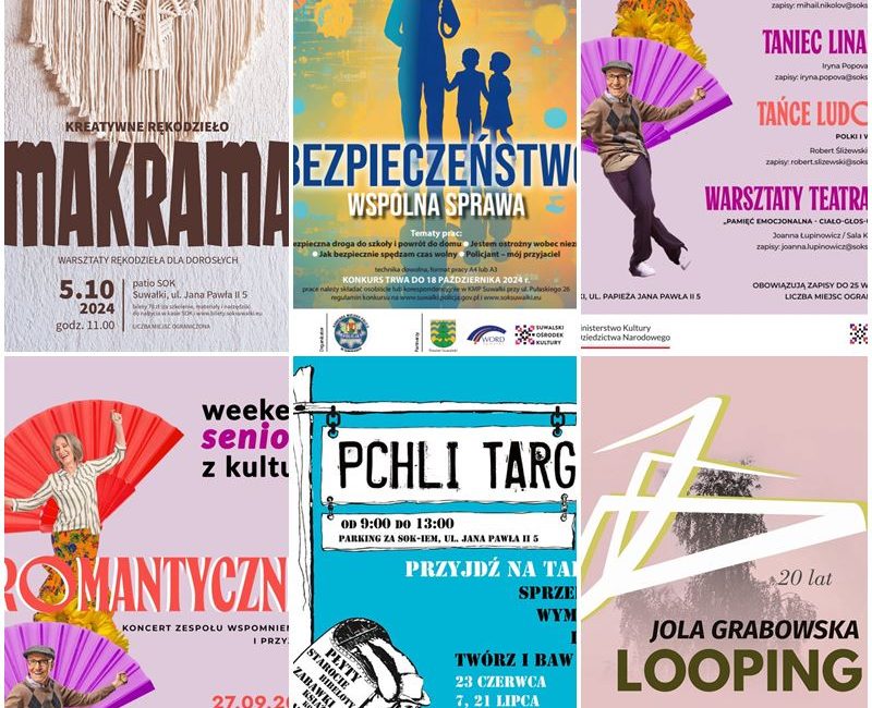 Nadchodzące Wydarzenia Kulturalne w Suwałkach: Konkurs Plastyczny, Weekend Seniora, Pchli Targ i Więcej! nadchodzace wydarzenia kulturalne w suwalkach konkurs plastyczny weekend seniora pchli targ i wiecej glowne