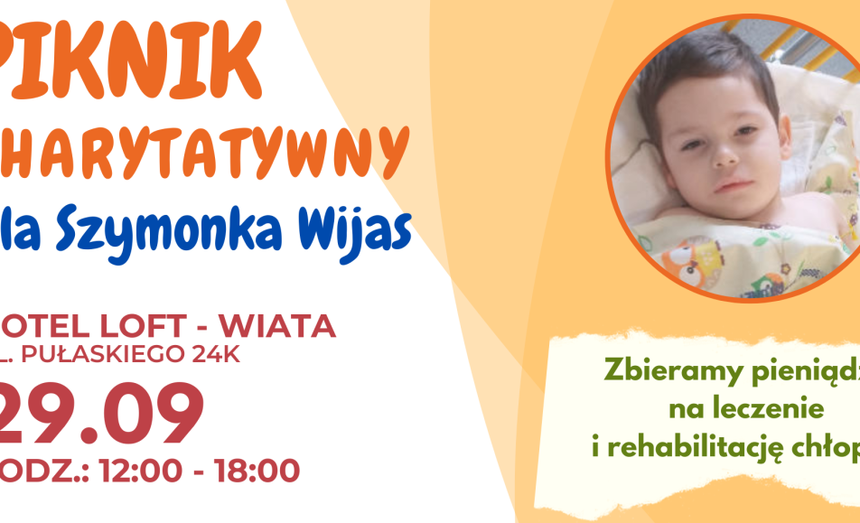 piknik charytatywny dla szymonka wijas razem pomozmy w leczeniu i rehabilitacji