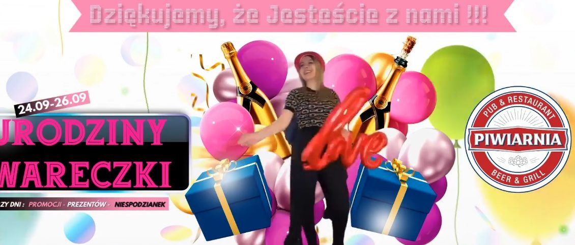 Piwiarnia Warki w Suwałkach świętuje swoje urodziny urodziny warka suwalki