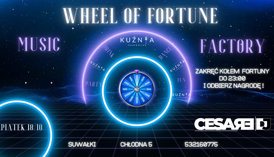 Wheel of Fortune – Music Factory music factory suwalki