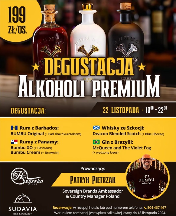 degustacja alkoholi premium
