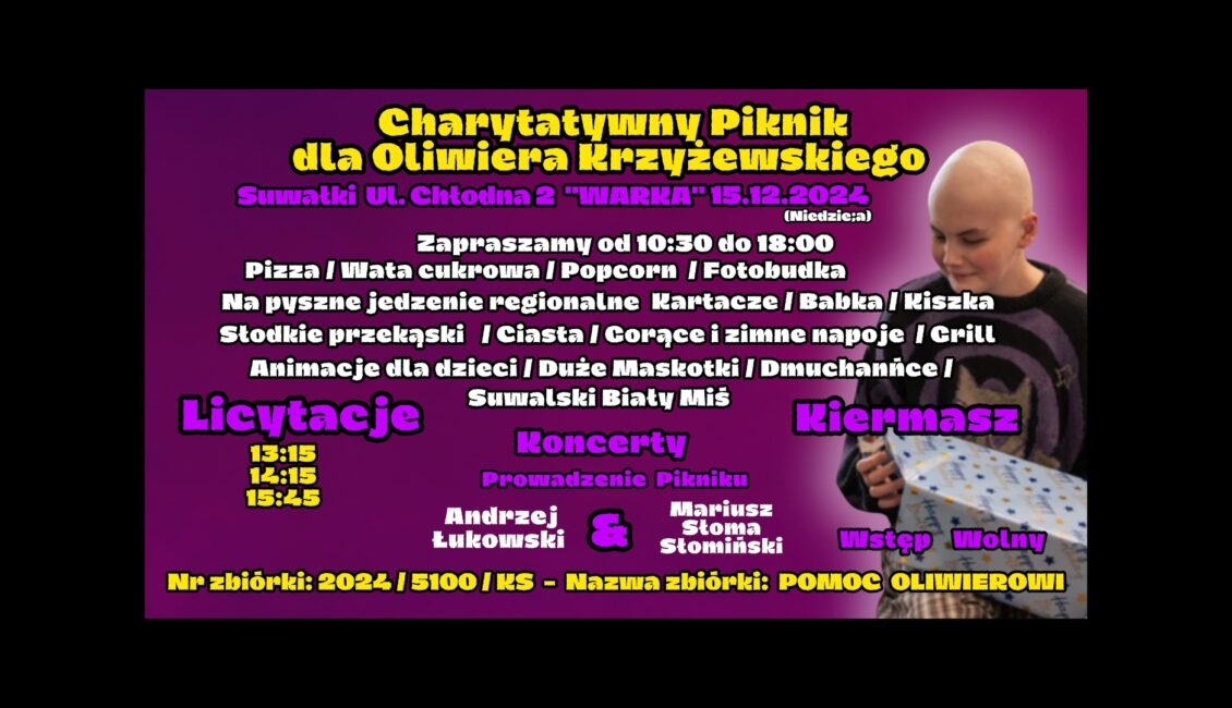 Charytatywny Piknik dla Oliwiera Krzyżewskiego część II charytatywny piknik dla oliwiera krzyzewskiego czesc ii