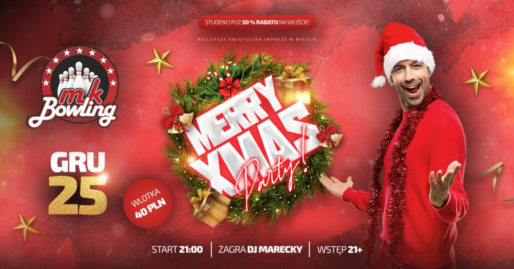 merry xmas party mk bowling suwalki 25 grudnia 2024