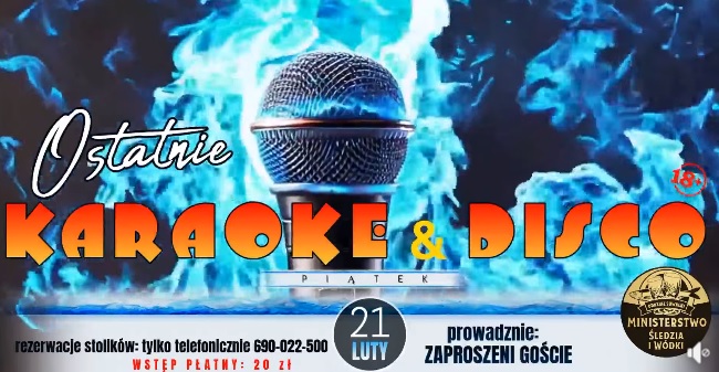 karaoke ostatni raz 21 02 2025