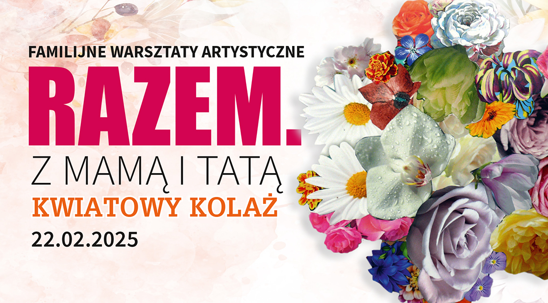 razem z mama i tata kwiatowy kolaz