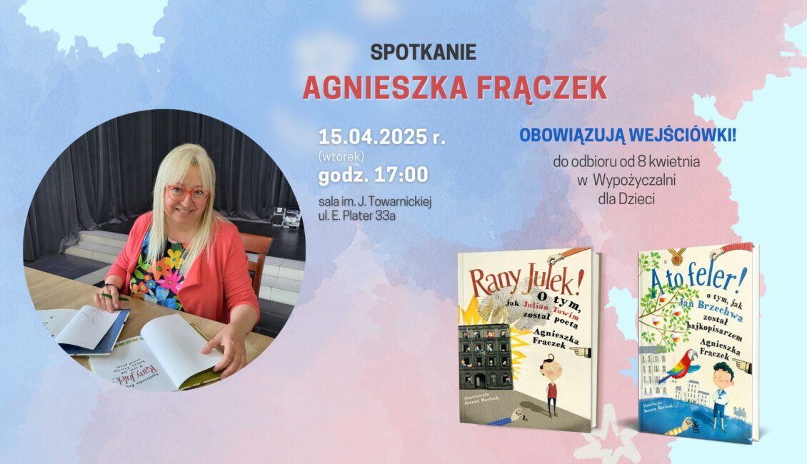 Spotkanie autorskie z Agnieszką Frączek w Bibliotece Publicznej w Suwałkach spotkanie z agnieszka fraczek