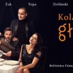 Plakat spektaklu teatralnego Kolacja dla głupca z nazwiskami aktorów