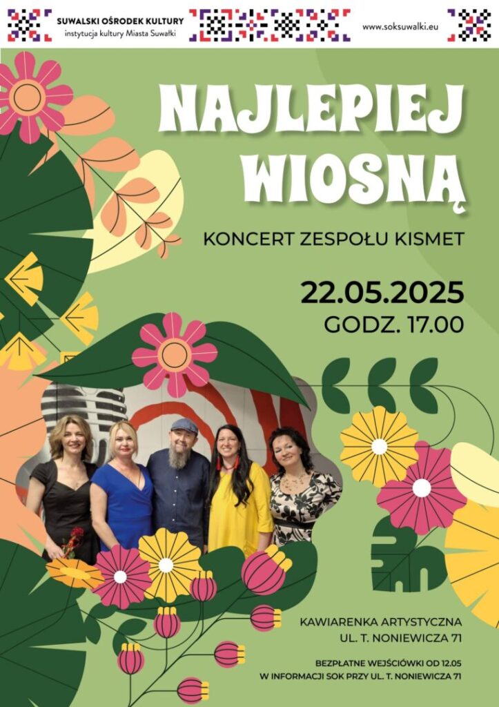 kulturalne propozycje suwalskiego osrodka kultury maj i poczatek czerwca 2025 2