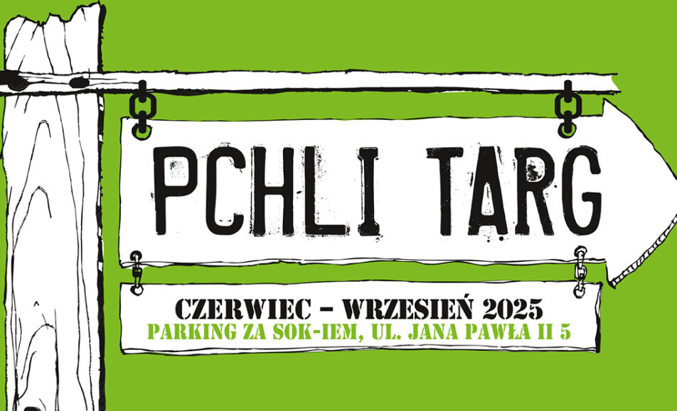 stoiska na placu wokół Suwalskiego Ośrodka Kultury podczas Pchlego Targu