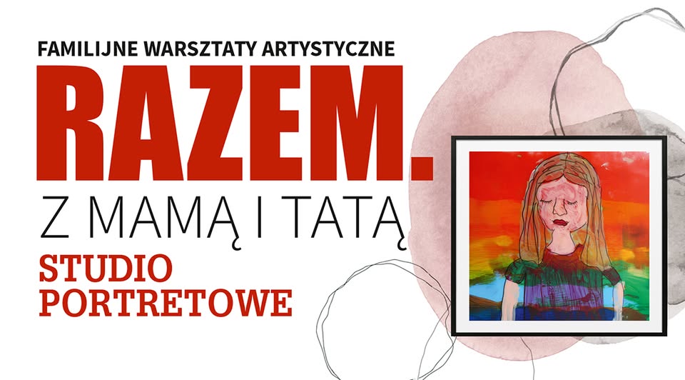 Razem. Z mamą i tatą. Studio portretowe kolorowe portrety namalowane przez dzieci i rodziców