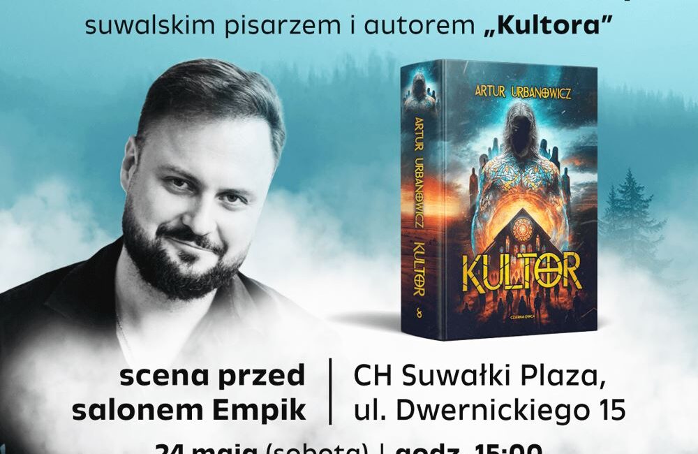 Spotkanie z Arturem Urbanowiczem – premiera „Kultora” w Suwałkach spotkanie z arturem urbanowiczem premiera kultora w suwalkach 01