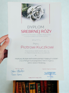 srebrna roza dla piotra kuczka z suwalk 1