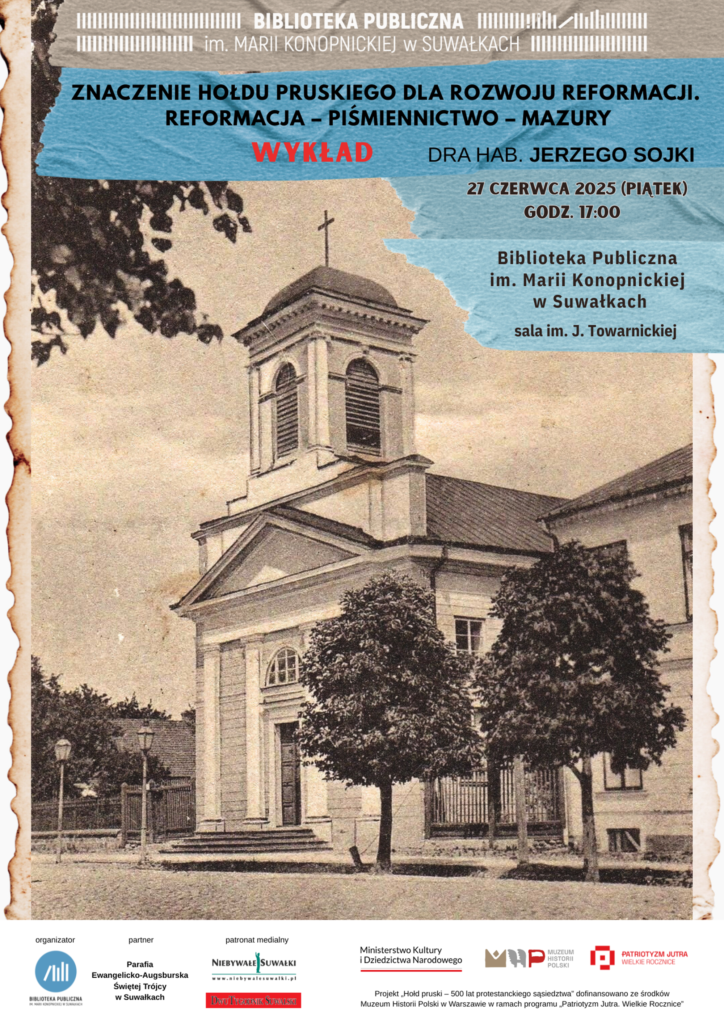 500 lat protestanckiego sasiedztwa wyklad jerzego sojki w suwalskiej bibliotece01