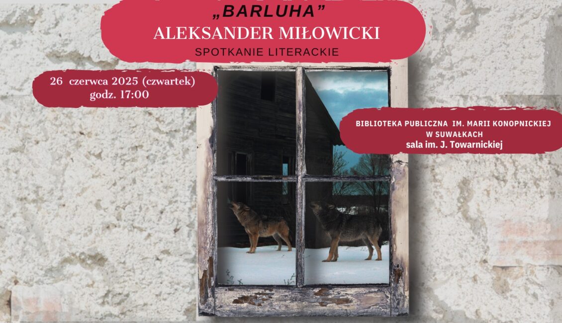 Barluha – spotkanie z Aleksandrem Miłowickim Aleksander Miłowicki podczas spotkania autorskiego