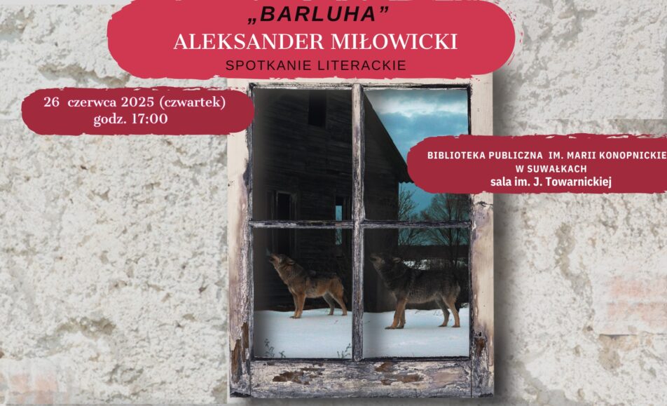 Aleksander Miłowicki podczas spotkania autorskiego