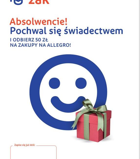 Dni otwarte Żaka Informacja o dniach otwartych Szkoły ŻAK z voucherem na Allegro