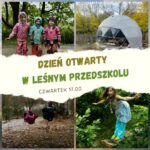 Dzieci bawiące się na świeżym powietrzu w otoczeniu natury