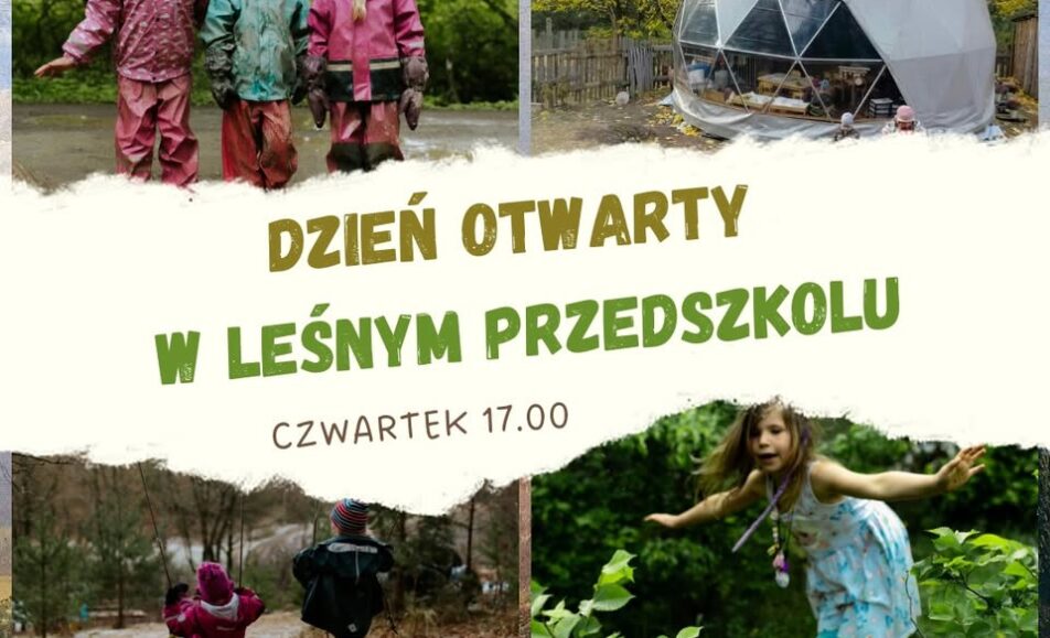 Dzieci bawiące się na świeżym powietrzu w otoczeniu natury