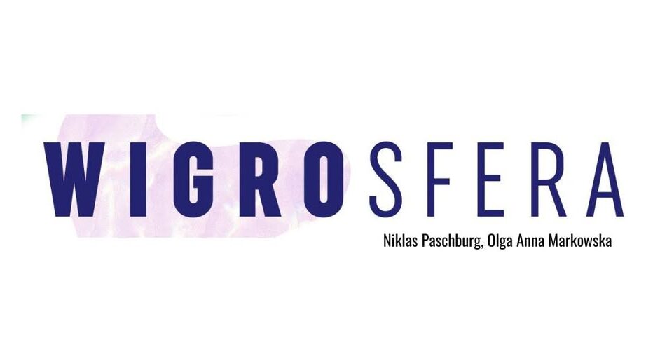 Olga Anna Markowska i Niklas Paschburg na plakacie Festiwalu Wigrosfera 2025