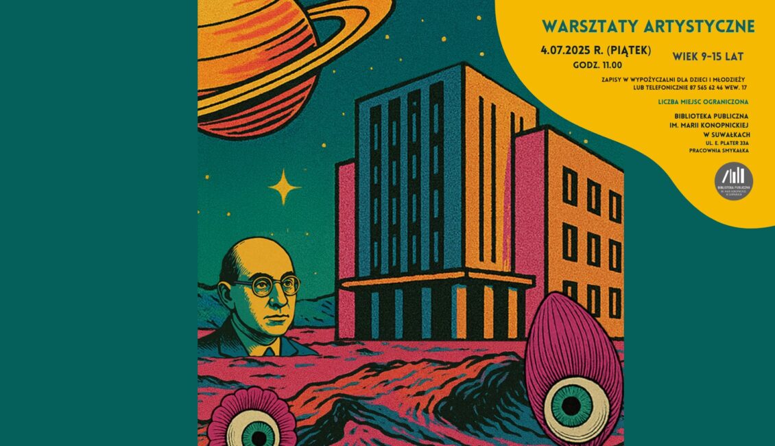 Miasto przyszłości – warsztat artystyczny Przykładowa futurystyczna makieta miasta wykonana przez dzieci