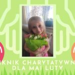 Plakat informacyjny pikniku charytatywnego dla Mai Luty