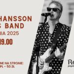 Eric Hansson z gitarą podczas koncertu