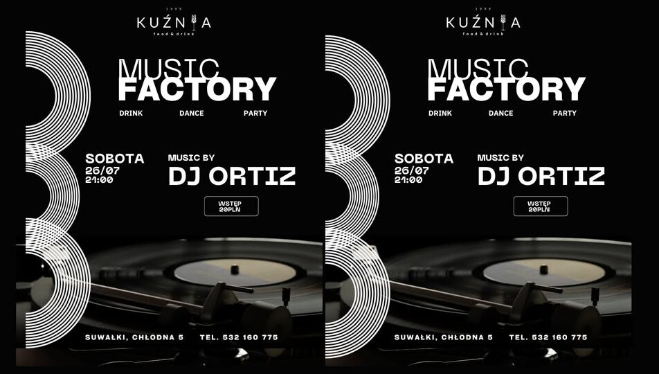 DJ Ortiz zagra w Kuźni Food&Drink 26 lipca 2025