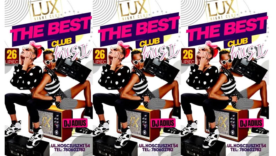 DJ Adius zagra największe klubowe hity w Lux Night Club w Suwałkach