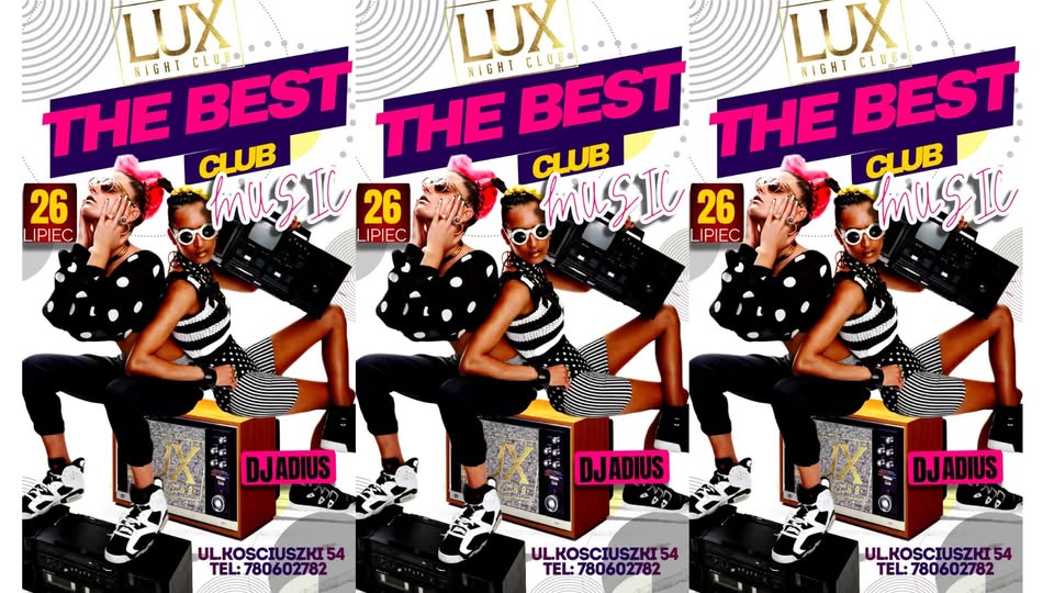 DJ Adius zagra największe klubowe hity w Lux Night Club w Suwałkach
