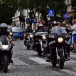 Motocykliści podczas parady na Suwałki Blues Festiwal