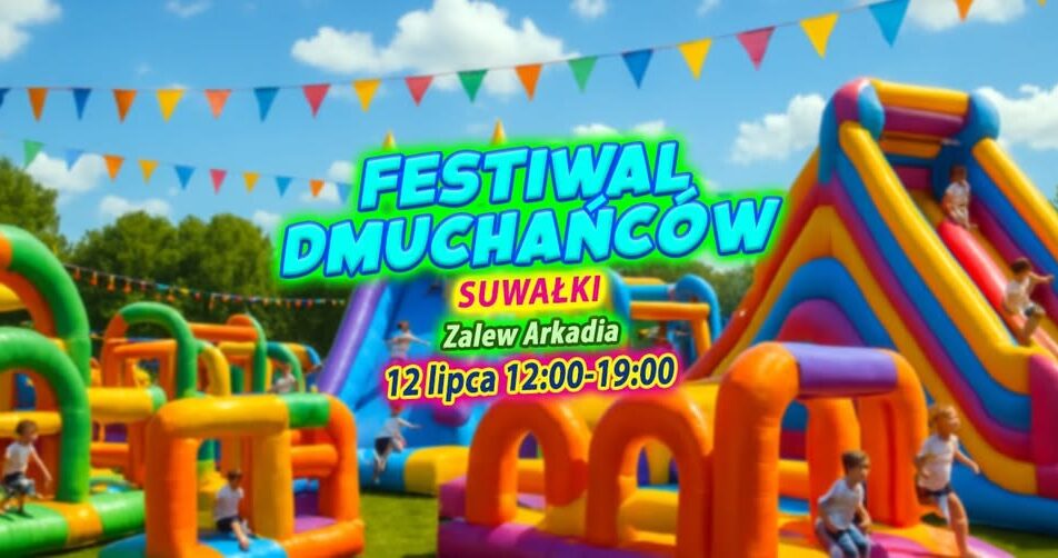 Dmuchane atrakcje dla dzieci nad wodą