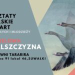 plakat warsztatów malowania akwareli inspirowanych krajobrazem Suwalszczyzny