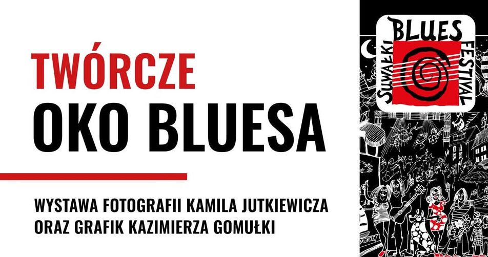 Plakat wystawy grafik i fotografii związanych z Suwałki Blues Festival