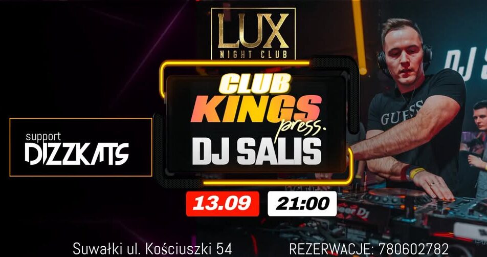 DJ Salis i Dizzkats wystąpią w Lux Night Club w Suwałkach