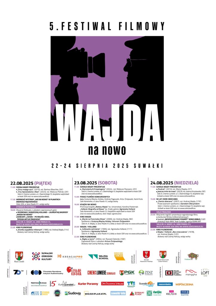 festiwal filmowy wajda na nowo 2025 w suwalkach program i informacje program