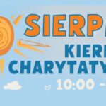 Plakat promujący kiermasz charytatywny w Parku Konstytucji 3 Maja w Suwałkach