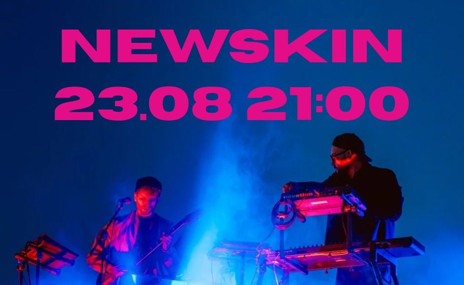Zespół Newskin podczas koncertu promującego płytę Resonance