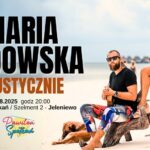Maria Sadowska na plakacie koncertu akustycznego