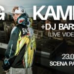 OG Kamka i DJ Barszczu na plakacie promującym koncert w Suwałkach