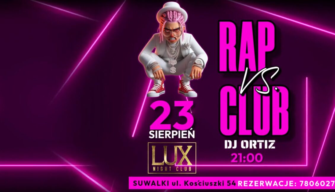 DJ Ortiz wystąpi w Lux Night Club podczas imprezy Rap vs. Club