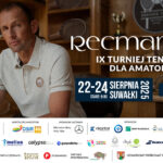 Plakat turnieju tenisowego Recman Cup 2025 w Suwałkach