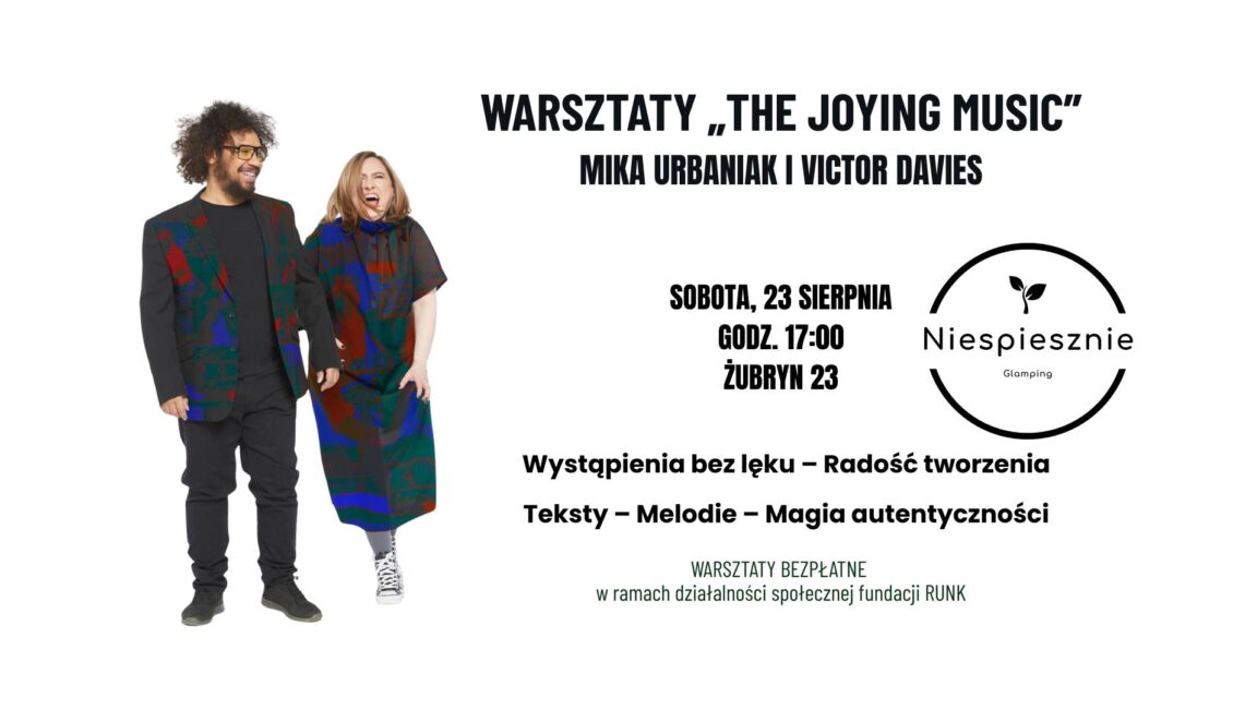 Mika Urbaniak i Victor Davies podczas warsztatów muzycznych
