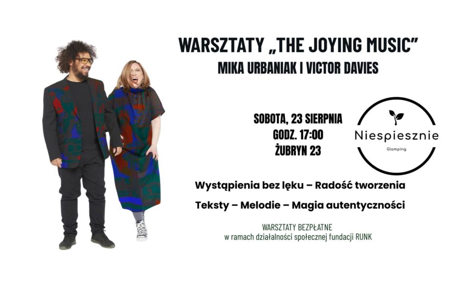 Mika Urbaniak i Victor Davies podczas warsztatów muzycznych