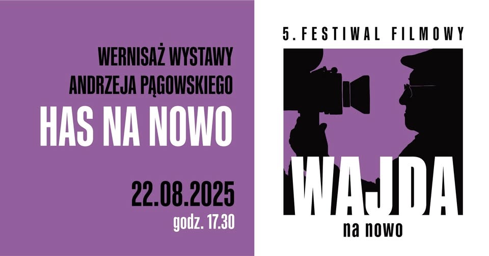 Wernisaż wystawy Andrzeja Pągowskiego – HAS NA NOWO Plakat wystawy HAS na nowo autorstwa Andrzeja Pągowskiego